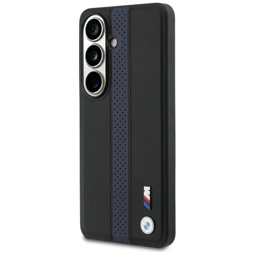 BMW Perforated Stripe Logo MagSafe Case for Samsung Galaxy S26 - Blue