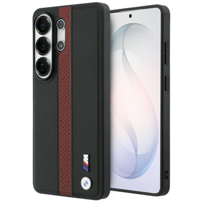 BMW Perforated Stripe Logo MagSafe Case for Samsung Galaxy S26 Ultra - Red
