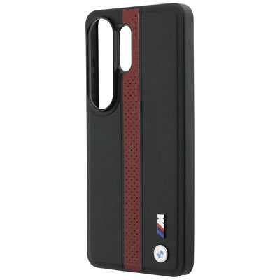 BMW Perforated Stripe Logo MagSafe Case for Samsung Galaxy S26 Ultra - Red