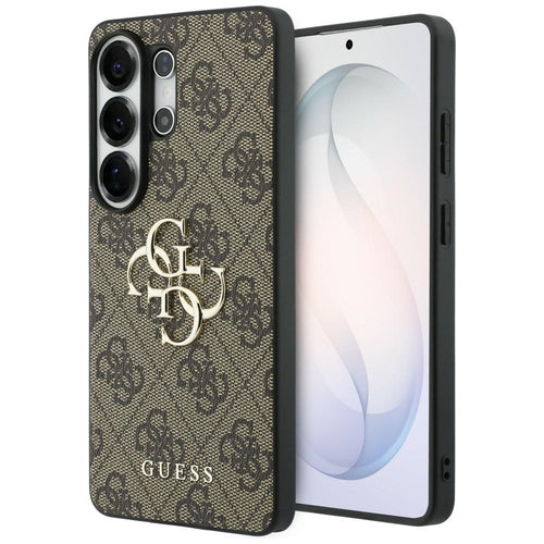 Guess 4G Big Metal Logo Case for Samsung Galaxy S26 Ultra - Brown