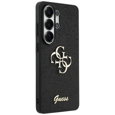 Guess Fixed Glitter Big 4G Metal Logo case for Samsung Galaxy S26 Ultra - black