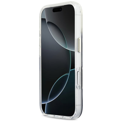 Guess IML Gradient Script Metal MagSafe Case for iPhone 17 Pro - Black
