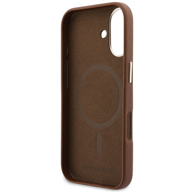 Karl Lagerfeld Karl Head Logo MagSafe Case for iPhone 17 - Brown