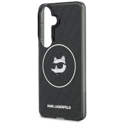 Karl Lagerfeld IML Repeated Choupette MagSafe Case for Samsung Galaxy S26 - Black