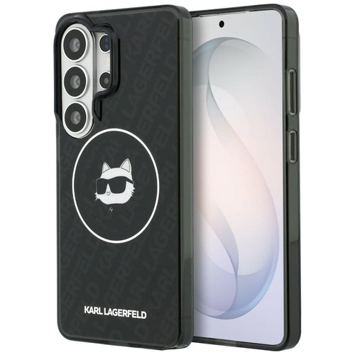 Karl Lagerfeld IML Repeated Choupette MagSafe Case for Samsung Galaxy S26 Ultra - Black