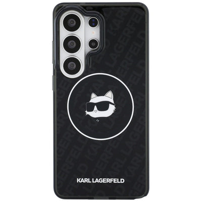 Karl Lagerfeld IML Repeated Choupette MagSafe Case for Samsung Galaxy S26 Ultra - Black