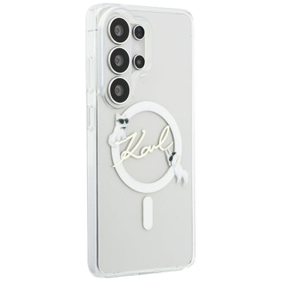 Karl Lagerfeld IML KC Script MagSafe Case for Samsung Galaxy S26 Ultra - Transparent