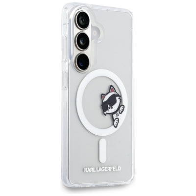 Karl Lagerfeld IML Peekaboo Choupette MagSafe Case for Samsung Galaxy S26 - Transparent