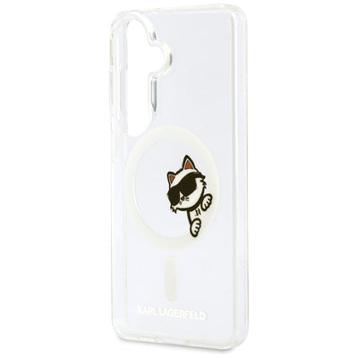 Karl Lagerfeld IML Peekaboo Choupette MagSafe Case for Samsung Galaxy S26 - Transparent