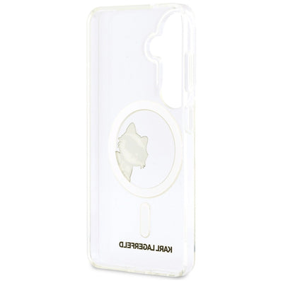 Karl Lagerfeld IML Peekaboo Choupette MagSafe Case for Samsung Galaxy S26 - Transparent