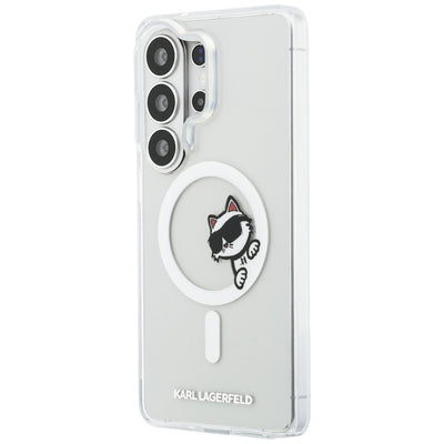 Karl Lagerfeld IML Peekaboo Choupette MagSafe case for Samsung Galaxy S26 Ultra - transparent