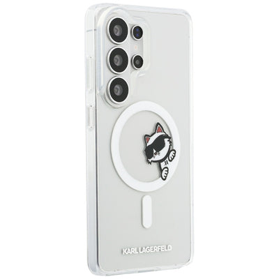 Karl Lagerfeld IML Peekaboo Choupette MagSafe case for Samsung Galaxy S26 Ultra - transparent