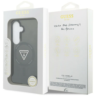 Guess IML Gradient Triangle MagSafe Case for Samsung Galaxy S26 - Black