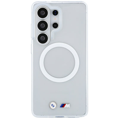 BMW IML Shockproof Metal Logo MagSafe Case for Samsung Galaxy S26 Ultra - Transparent