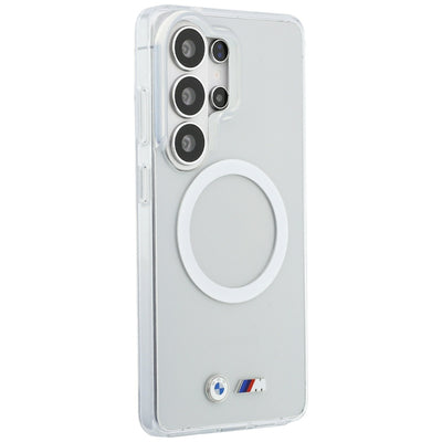 BMW IML Shockproof Metal Logo MagSafe Case for Samsung Galaxy S26 Ultra - Transparent