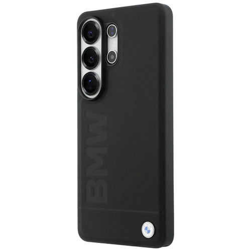 BMW Leather Hot Stamp MagSafe Case for Samsung Galaxy S26 Ultra - Black