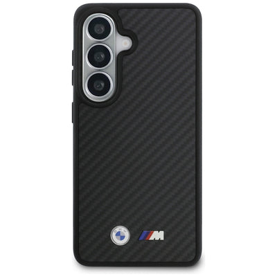 BMW M Kevlar Logo MagSafe Case for Samsung Galaxy S26 - Black