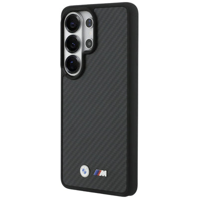 BMW M Kevlar Logo MagSafe Case for Samsung Galaxy S26 Ultra - Black
