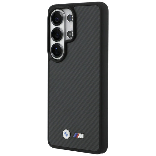 BMW M Kevlar Logo MagSafe Case for Samsung Galaxy S26 Ultra - Black