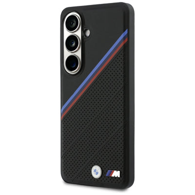 BMW Tricolor Metal Logo MagSafe Case for Samsung Galaxy S26 - Black