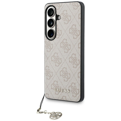 Guess 4G Classic Logo Charm MagSafe Case for Samsung Galaxy S26 - Pink