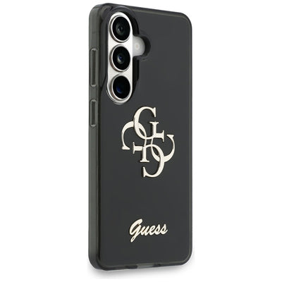 Guess IML Big Metal 4G Script case for Samsung Galaxy S26 - black