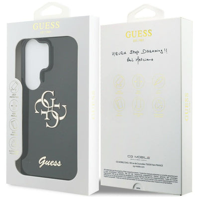 Guess IML Big Metal 4G Script case for Samsung Galaxy S26 Ultra - black