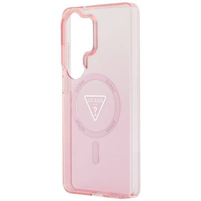 Guess IML Gradient Triangle MagSafe Case for Samsung Galaxy S26 Ultra - Pink