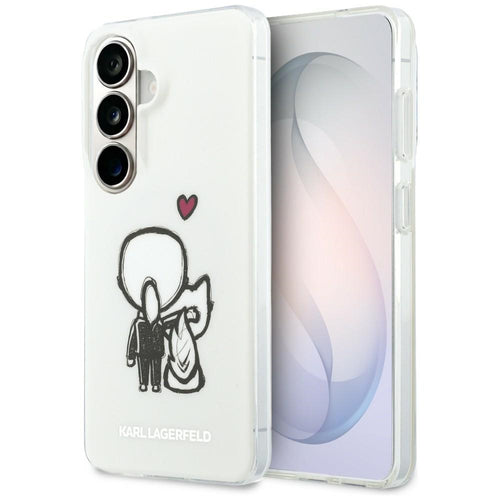 Karl Lagerfeld IML Karl&amp;Choupette MagSafe Case for Samsung Galaxy S26 - Transparent