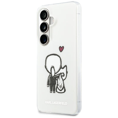 Karl Lagerfeld IML Karl&amp;Choupette MagSafe Case for Samsung Galaxy S26 - Transparent