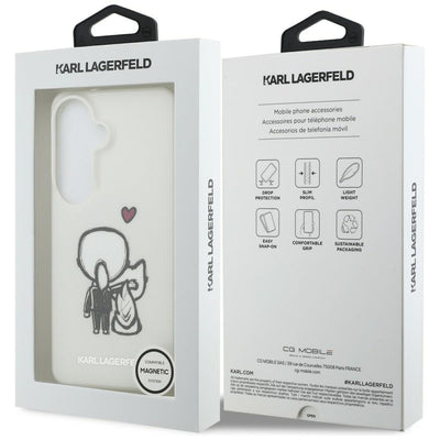 Karl Lagerfeld IML Karl&amp;Choupette MagSafe Case for Samsung Galaxy S26 - Transparent