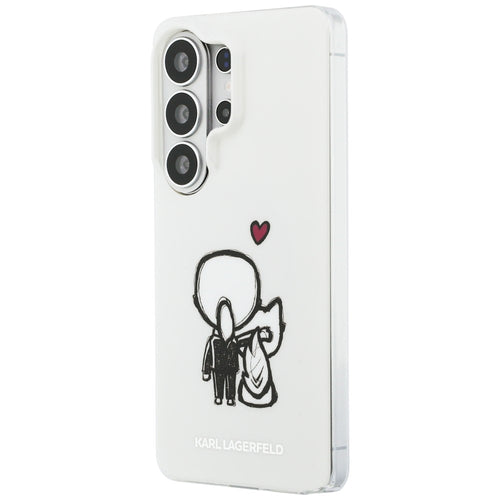 Karl Lagerfeld IML Karl&amp;Choupette MagSafe Case for Samsung Galaxy S26 Ultra - Transparent