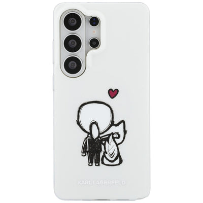 Karl Lagerfeld IML Karl&amp;Choupette MagSafe Case for Samsung Galaxy S26 Ultra - Transparent