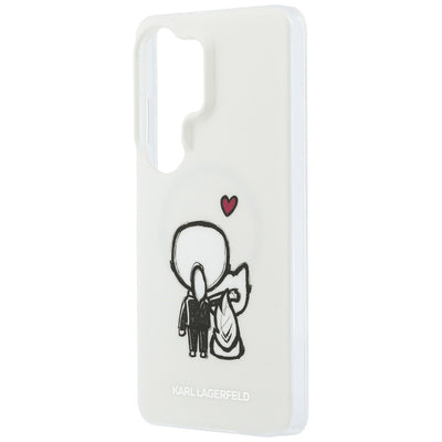 Karl Lagerfeld IML Karl&amp;Choupette MagSafe Case for Samsung Galaxy S26 Ultra - Transparent
