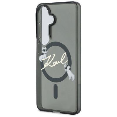 Karl Lagerfeld IML KC Script MagSafe Case for Samsung Galaxy S26 Plus - Black