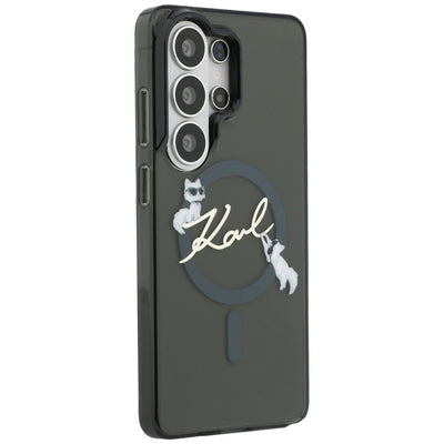 Karl Lagerfeld IML KC Script MagSafe Case for Samsung Galaxy S26 Ultra - Black