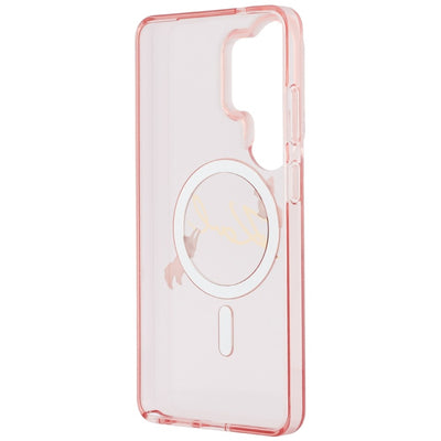 Karl Lagerfeld IML KC Script MagSafe Case for Samsung Galaxy S26 Ultra - Pink