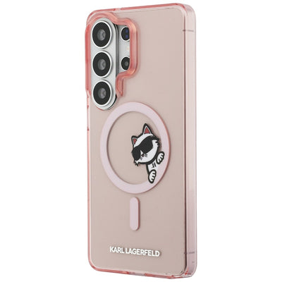 Karl Lagerfeld IML Peekaboo Choupette MagSafe Case for Samsung Galaxy S26 Ultra - Pink
