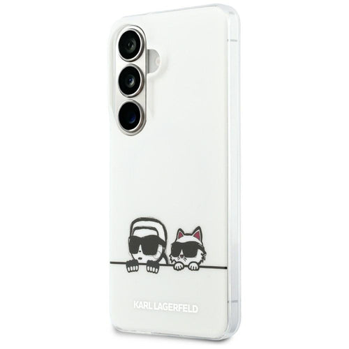 Karl Lagerfeld IML Peekaboo Karl&amp;Choupette MagSafe Case for Samsung Galaxy S26 - Transparent
