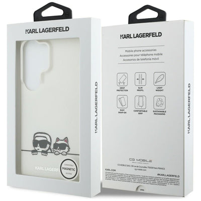Karl Lagerfeld IML Peekaboo Karl&amp;Choupette MagSafe Case for Samsung Galaxy S26 Ultra - Transparent