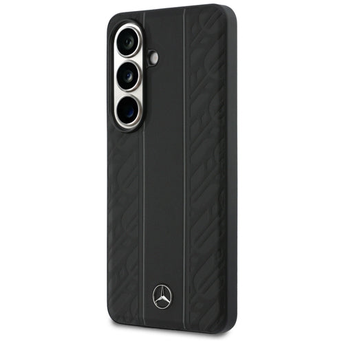 Mercedes Laurel Leaves Vertical Stripes MagSafe Case for Samsung Galaxy S26 - Black