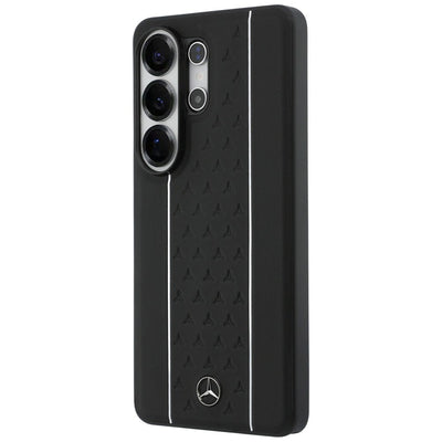 Mercedes Laurel Leaves Vertical Stripes MagSafe Case for Samsung Galaxy S26 Ultra - Black and White