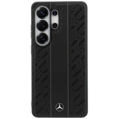 Mercedes Laurel Leaves Vertical Stripes MagSafe Case for Samsung Galaxy S26 Ultra - Black