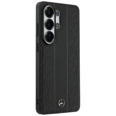 Mercedes Laurel Leaves Vertical Stripes MagSafe Case for Samsung Galaxy S26 Ultra - Black