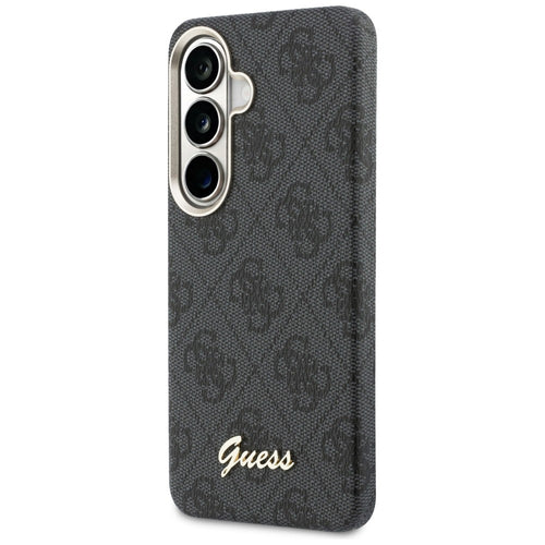 Guess 4G Script MagSafe Case for Samsung Galaxy S26 - Black