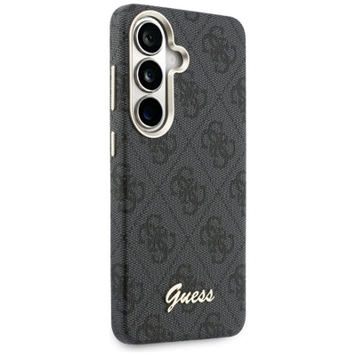 Guess 4G Script MagSafe Case for Samsung Galaxy S26 - Black