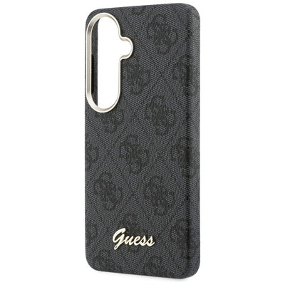 Guess 4G Script MagSafe Case for Samsung Galaxy S26 - Black