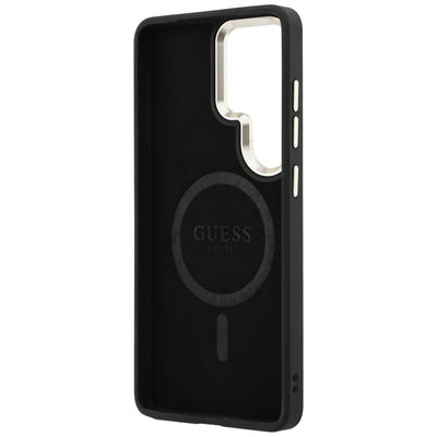 Guess 4G Embossed Ring MagSafe case for Samsung Galaxy S26 Ultra - black