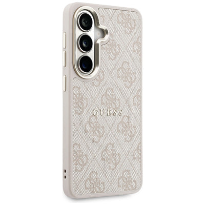 Guess 4G Embossed Ring MagSafe Case for Samsung Galaxy S26 - Pink
