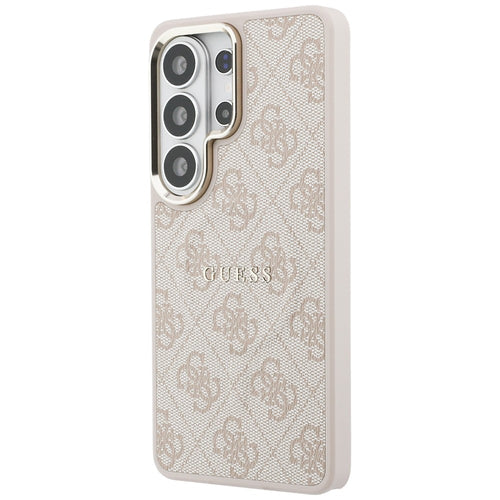 Guess 4G Embossed Ring MagSafe Case for Samsung Galaxy S26 Ultra - Pink